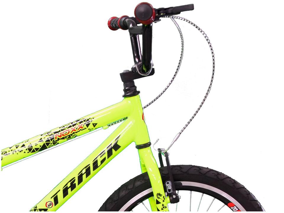 Bicicleta Infantil Aro 20 Track Bikes Cross Noxx - Amarelo Neon Freio V-Brake - 6