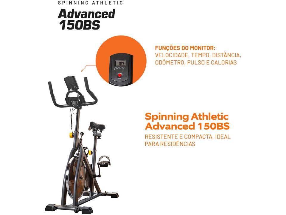 Bicicleta Spinning Athletic Advanced 150BS - 8
