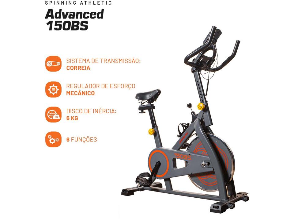 Bicicleta Spinning Athletic Advanced 150BS - 6