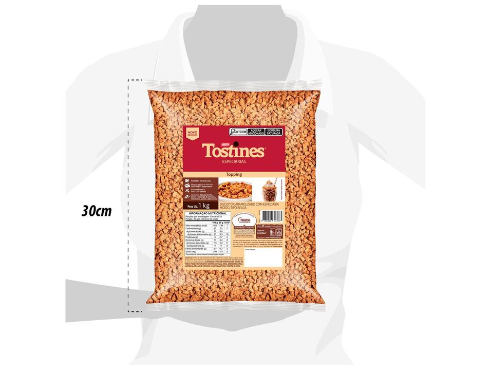 Biscoito Doce Triturado Avelã e Amendoim Integral Especiarias Tostines 1kg - 3