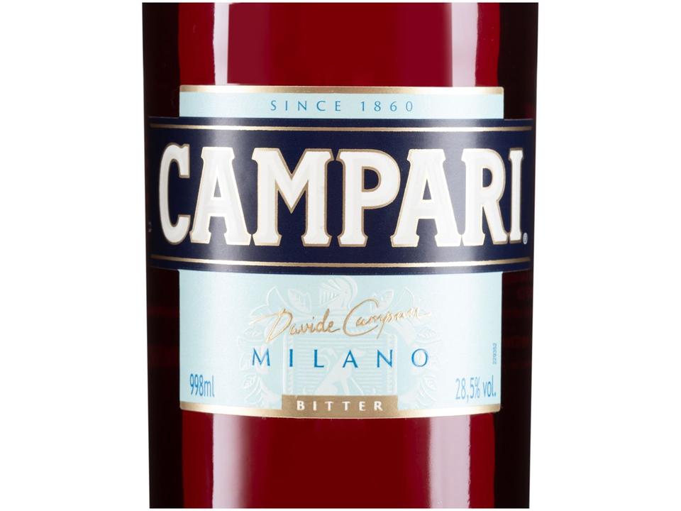 Bitter Campari Milano Davide 998ml - 4