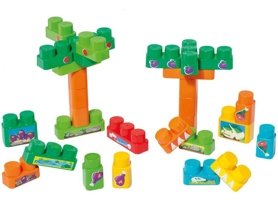 Blocos de Montar 31 Peças Baby Land Dino Jurássico - 3