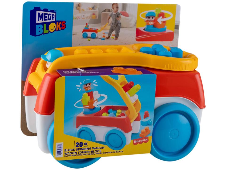 Blocos de Montar Core Mega Bloks Vagão Giratório - 10