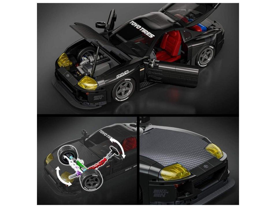 Blocos de Montar Hot Wheels Brick Shop 94 Toyota - 2