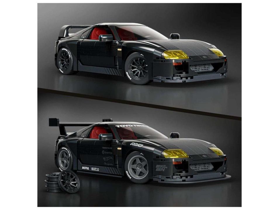 Blocos de Montar Hot Wheels Brick Shop 94 Toyota - 4