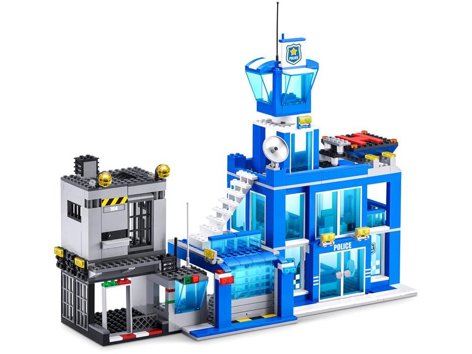 Blocos de Montar Max Adventure Police Headquarter - 3