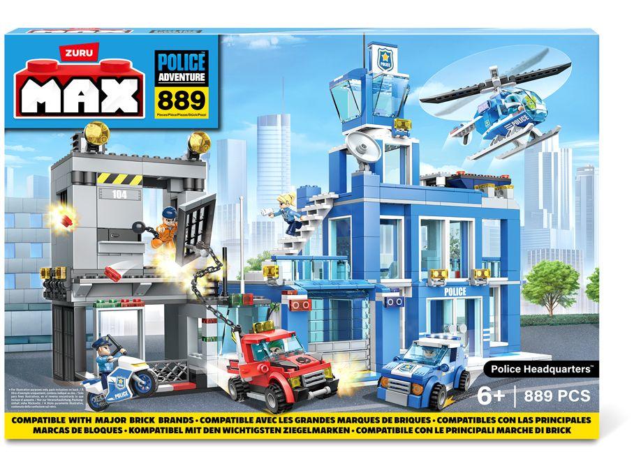Blocos de Montar Max Adventure Police Headquarter - 7