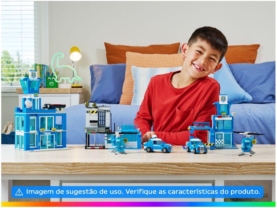 Blocos de Montar Max Adventure Police Headquarter - 1