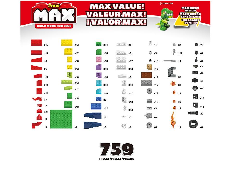 Blocos de Montar Max Construction Value Brick - 3