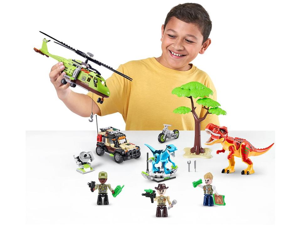 Blocos de Montar Max Dino Adventure Dino Hunt - 1