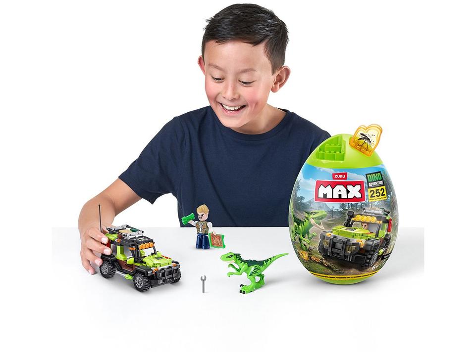 Blocos de Montar Max Dino Adventure Egg Capsule - 2