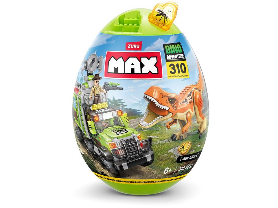 Blocos de Montar Max Dino Adventure Egg Capsule - 2