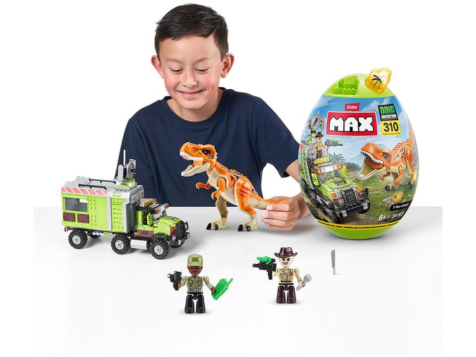 Blocos de Montar Max Dino Adventure Egg Capsule - 1