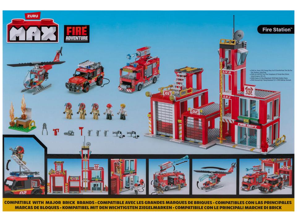 Blocos de Montar Max Fire Adventure Station - 6