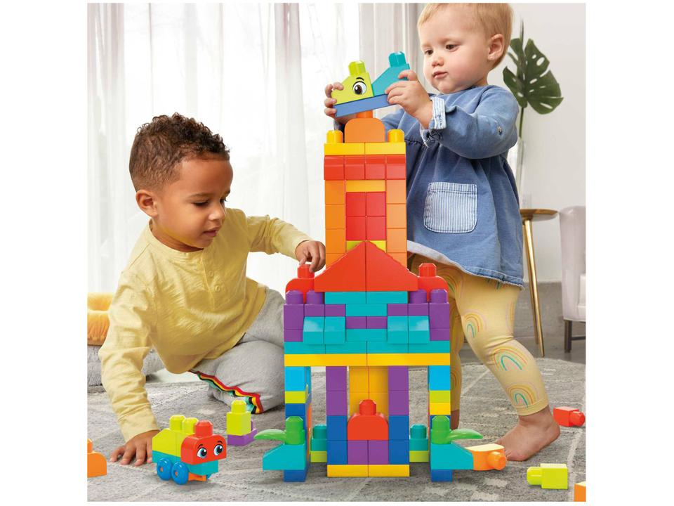 Blocos de Montar Mega Bloks Jumbo Sacola Mattel - 1