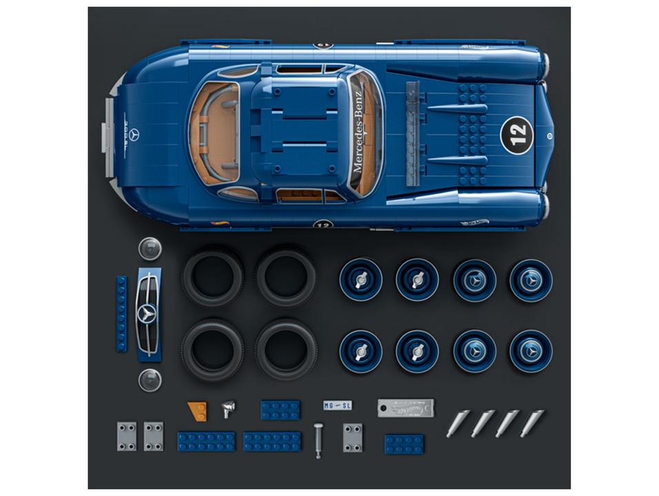 Blocos de Montar Mega Hotwheels Mercedes-Benz 300 - 4