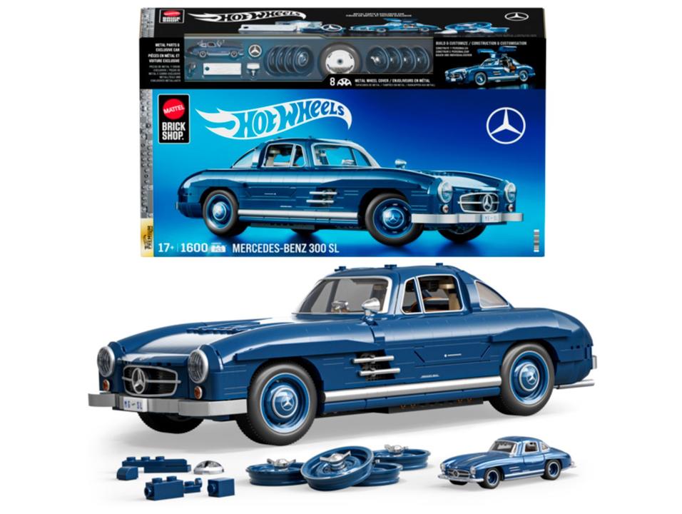 Blocos de Montar Mega Hotwheels Mercedes-Benz 300 - 2