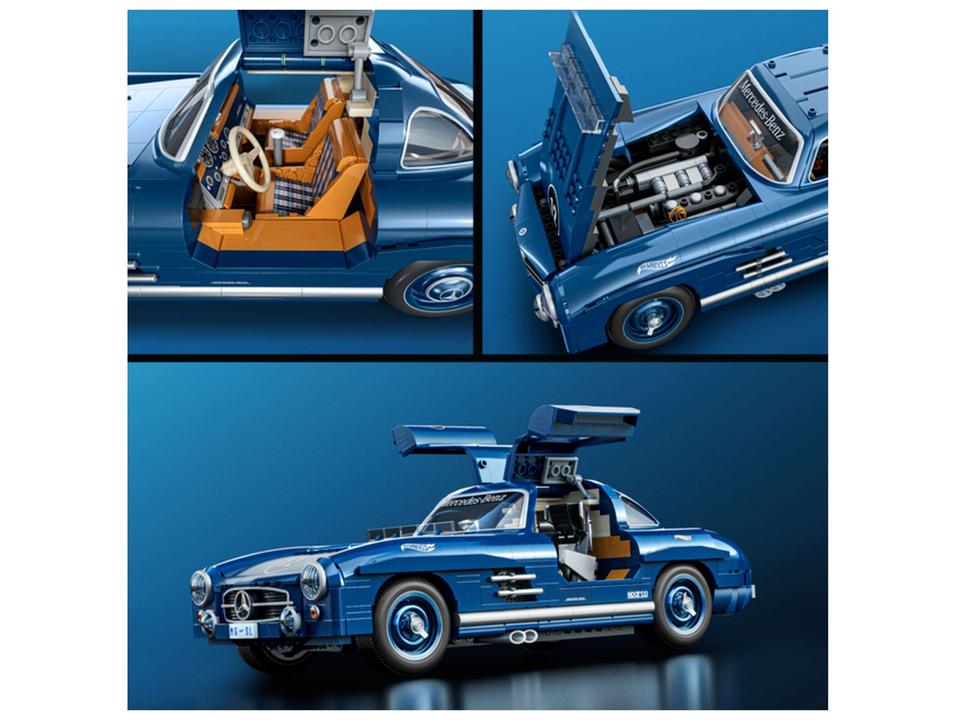 Blocos de Montar Mega Hotwheels Mercedes-Benz 300 - 6