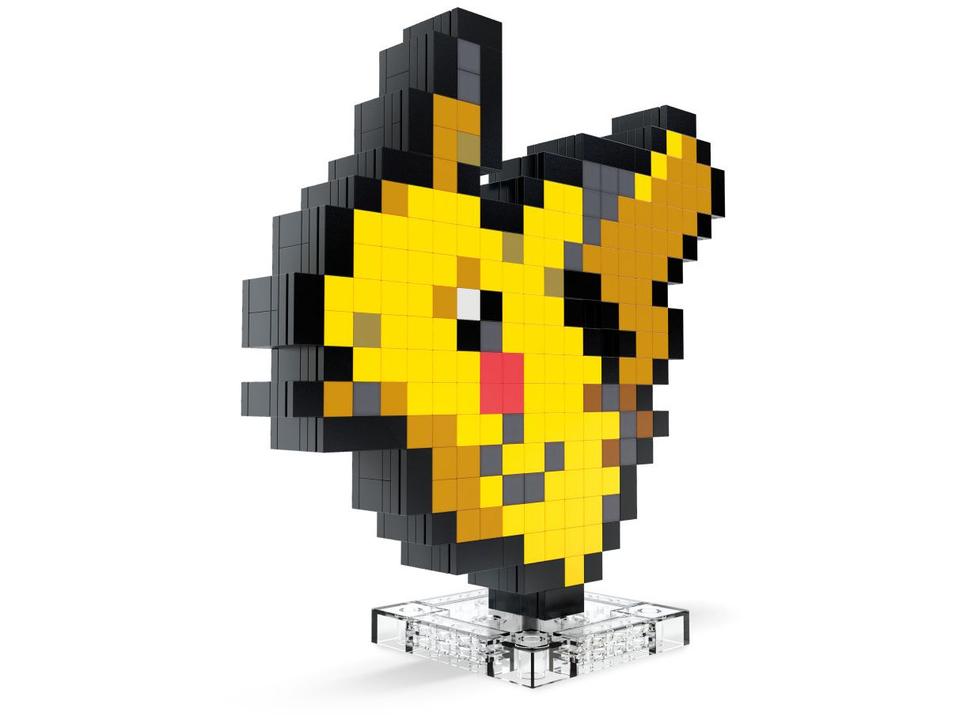 Blocos de Montar Mega Pokémon Pikachú Estilo Retrô - 3
