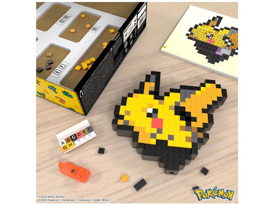 Blocos de Montar Mega Pokémon Pikachú Estilo Retrô - 2