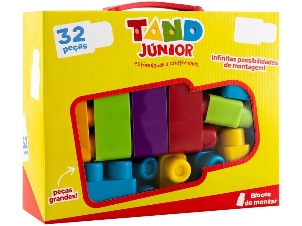 Blocos de Montar Tand Júnior Toyster Brinquedos - 32 Peças - 2