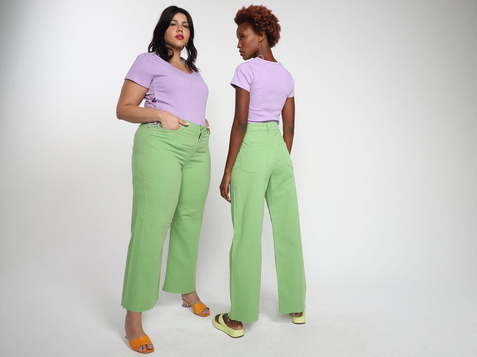 Blusa Cropped Vista Magalu Canelada Amarração - 8