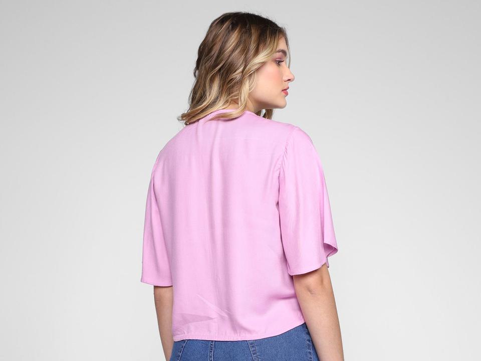 Blusa Vista Magalu Gola V Viscose - 2