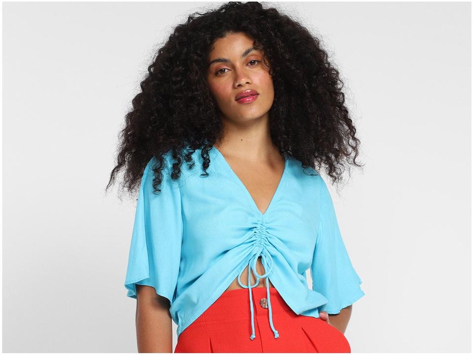 Blusa Vista Magalu Manga Ampla Canaleta - 1