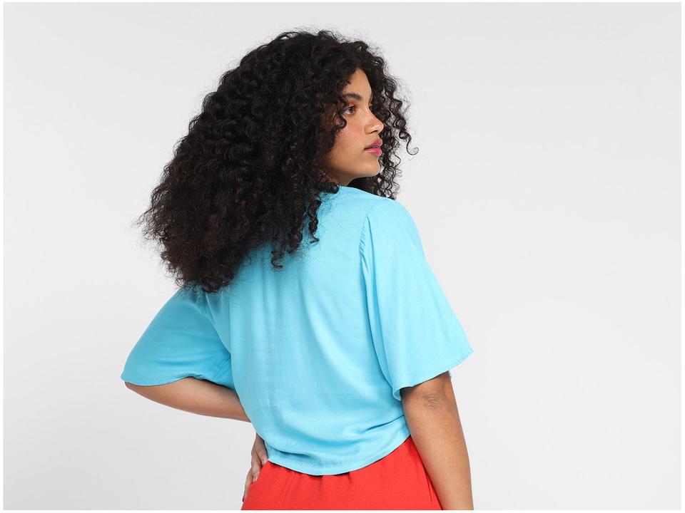 Blusa Vista Magalu Manga Ampla Canaleta - 2