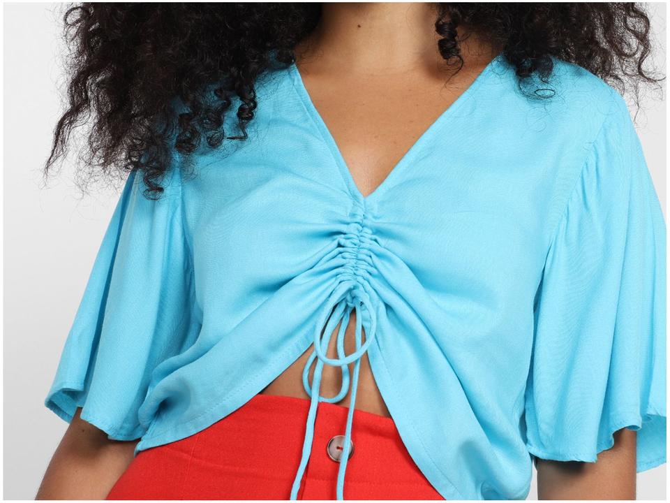Blusa Vista Magalu Manga Ampla Canaleta - 5