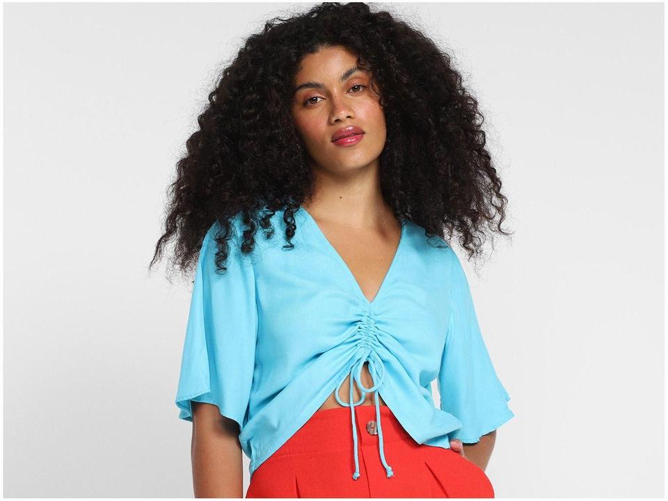Blusa Vista Magalu Manga Ampla Canaleta - 1