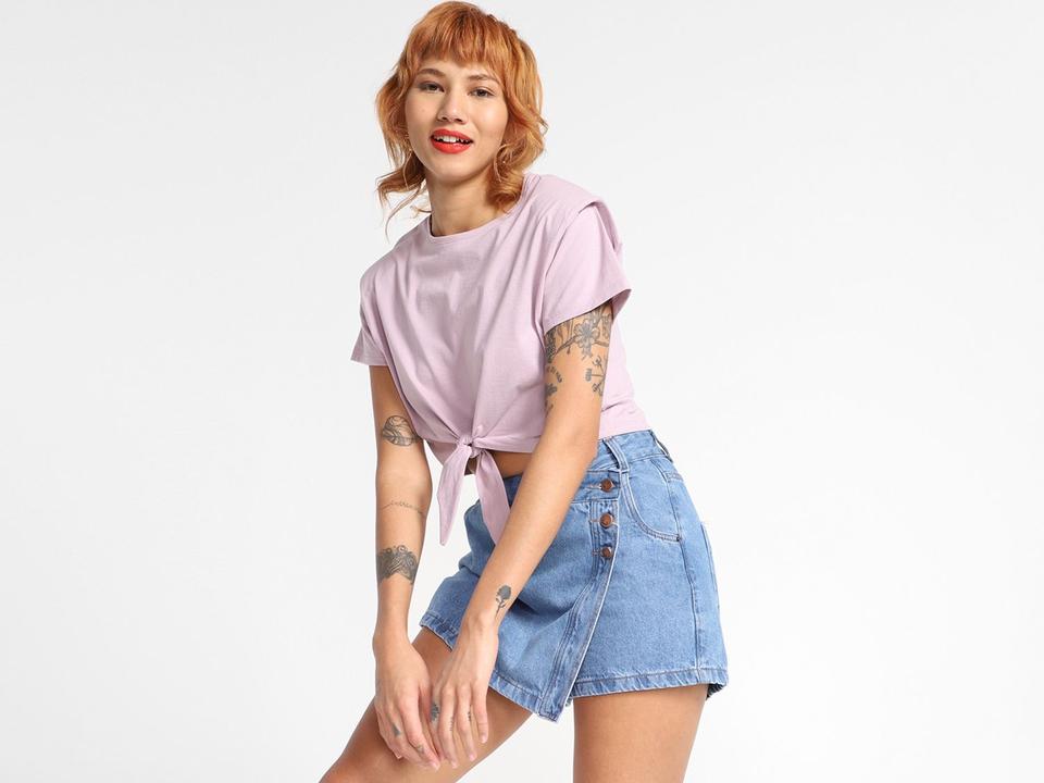 Blusa Vista Magalu Ombreira Amarração Frontal - 2