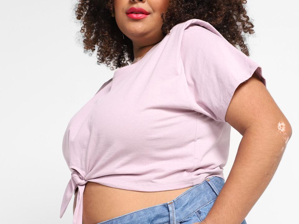 Blusa Vista Magalu Ombreira Amarração Frontal - 4