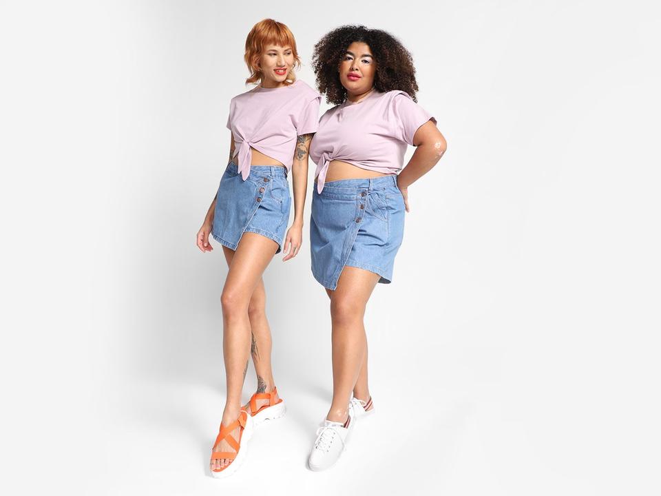 Blusa Vista Magalu Ombreira Amarração Frontal - 6