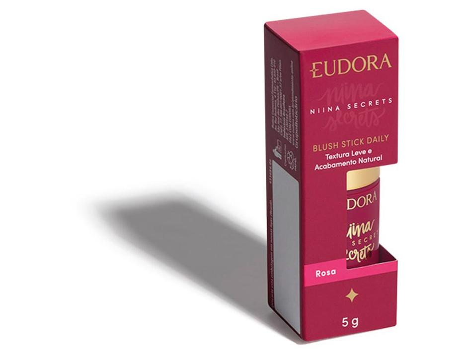 Blush Eudora Niina Secrets Daily Rosa Cremoso Natural 5g - 5