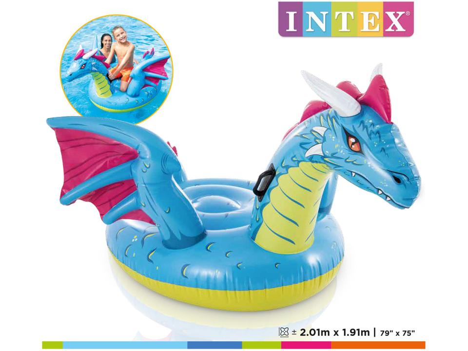 Boia Bote Inflável Dragão Summer 57563 Intex - 3