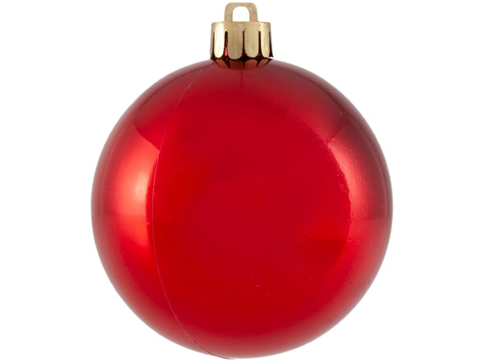 Bola de Natal Vermelho 3cm 24 Unidades Cromus - 1591320 - 3