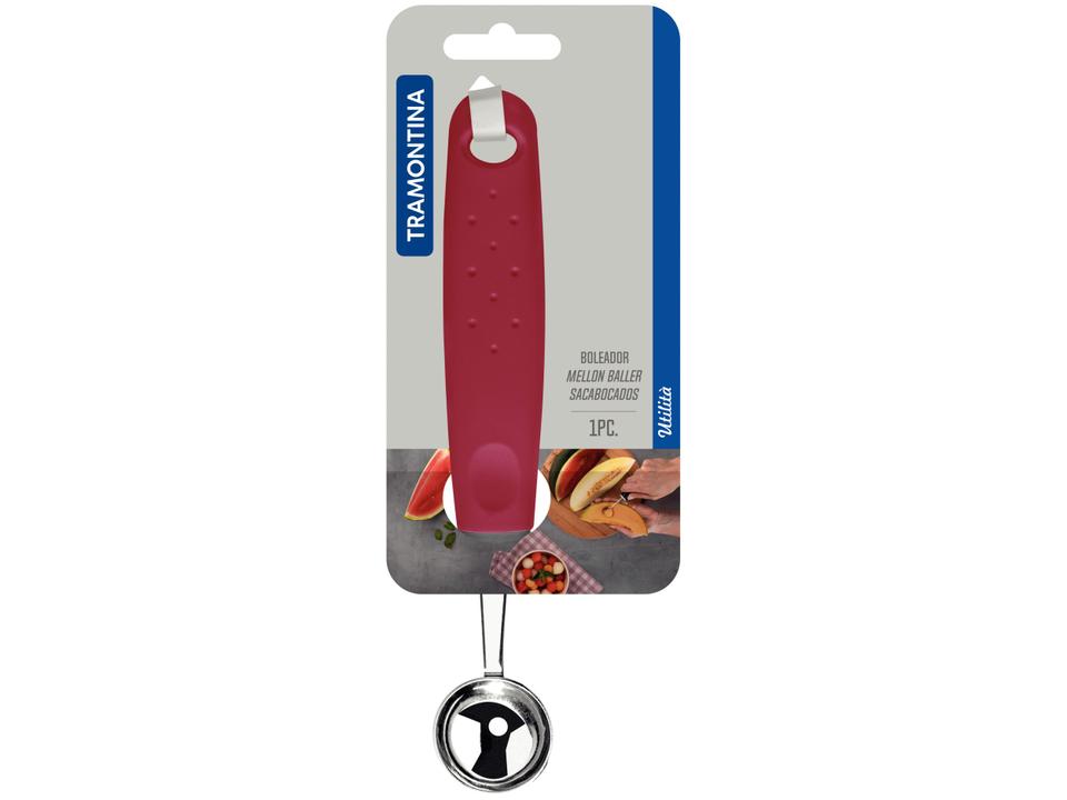 Boleador 2,9cm Tramontina Utilitá Vermelho - 1