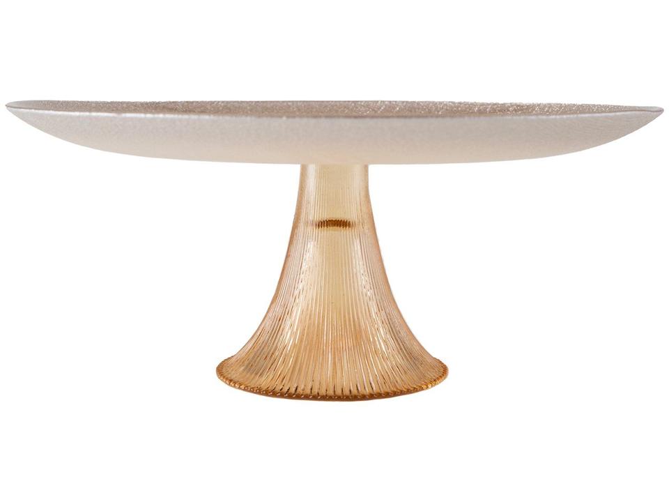 Boleira de Vidro Nell Gold 28cm - 2