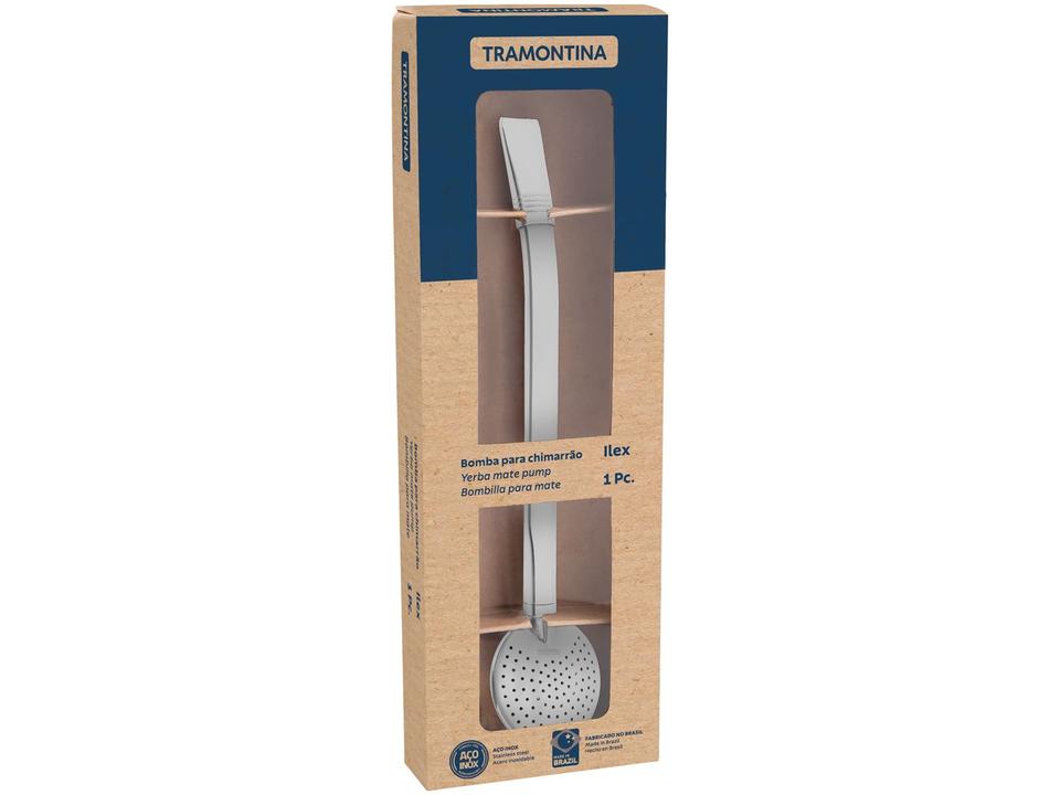 Bomba de Chimarrão/Tererê Inox Tramontina Ilex 61772030 - 2