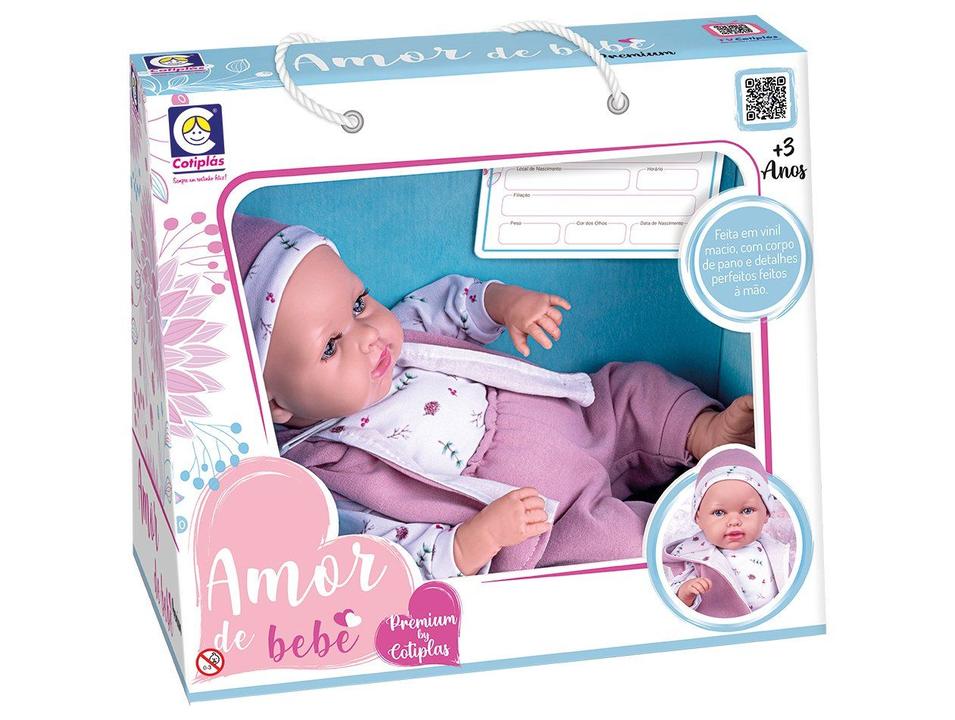 Boneca Amor de Bebê com Certidão de Nascimento - 5