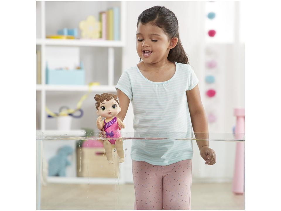 Boneca Baby Alive Bebê Banhos Carinhosos Morena - 5