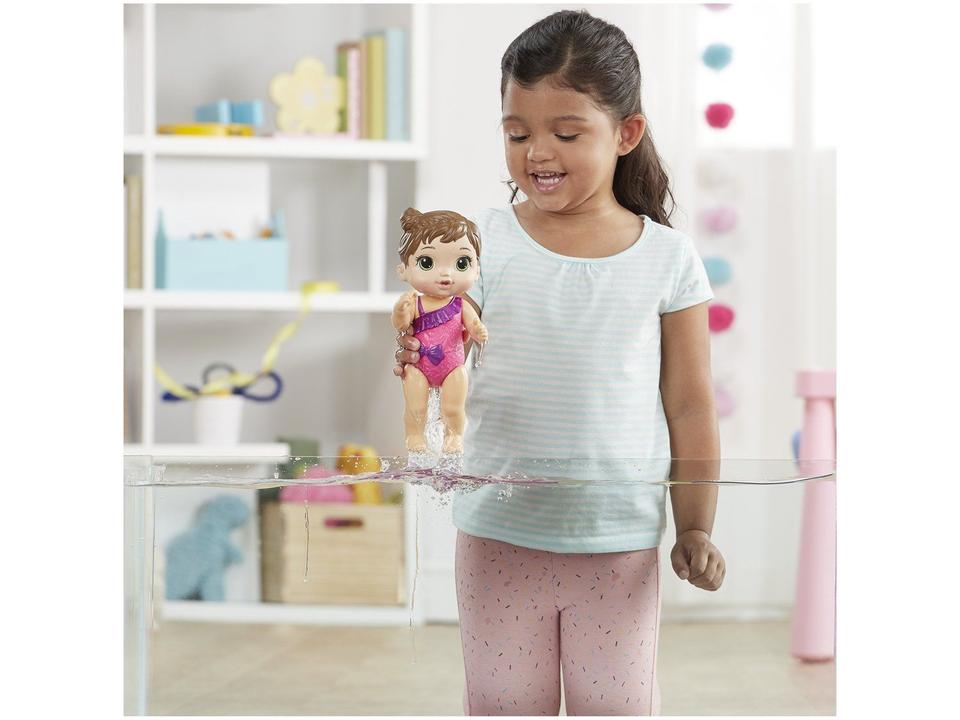 Boneca Baby Alive Bebê Banhos Carinhosos Morena - 4