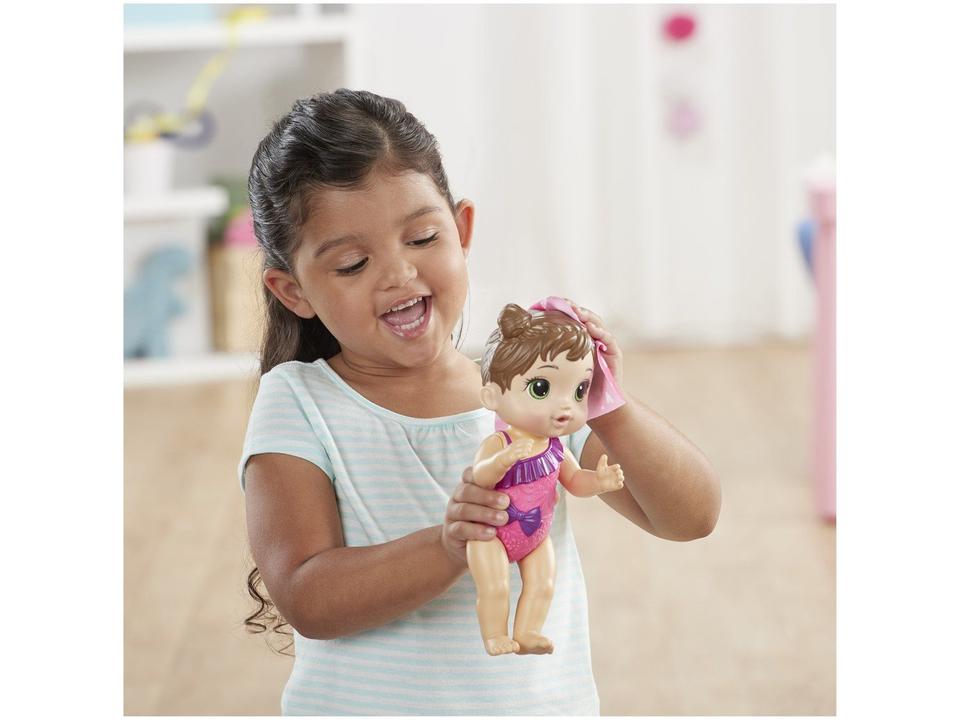 Boneca Baby Alive Bebê Banhos Carinhosos Morena - 8