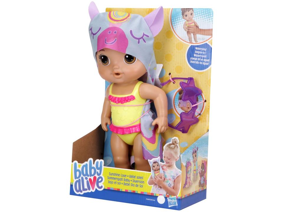 Boneca Baby Alive Bebê Dia de Sol Morena - 6