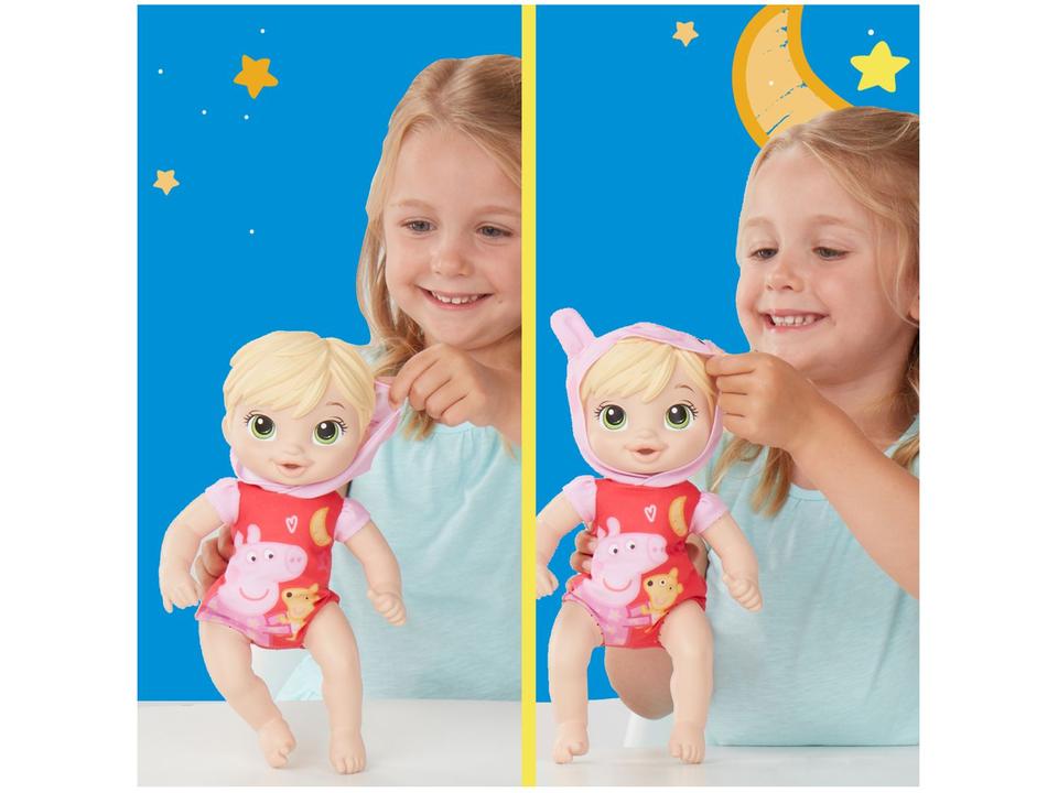 Boneca Baby Alive Boa Noite Peppa - 4