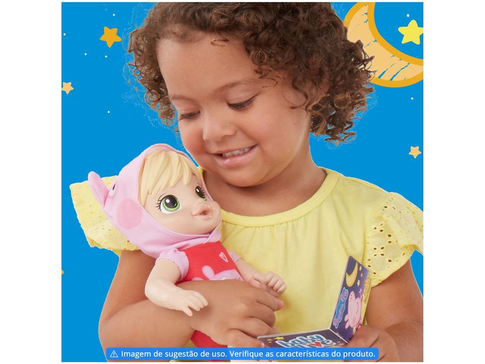 Boneca Baby Alive Boa Noite Peppa - 1