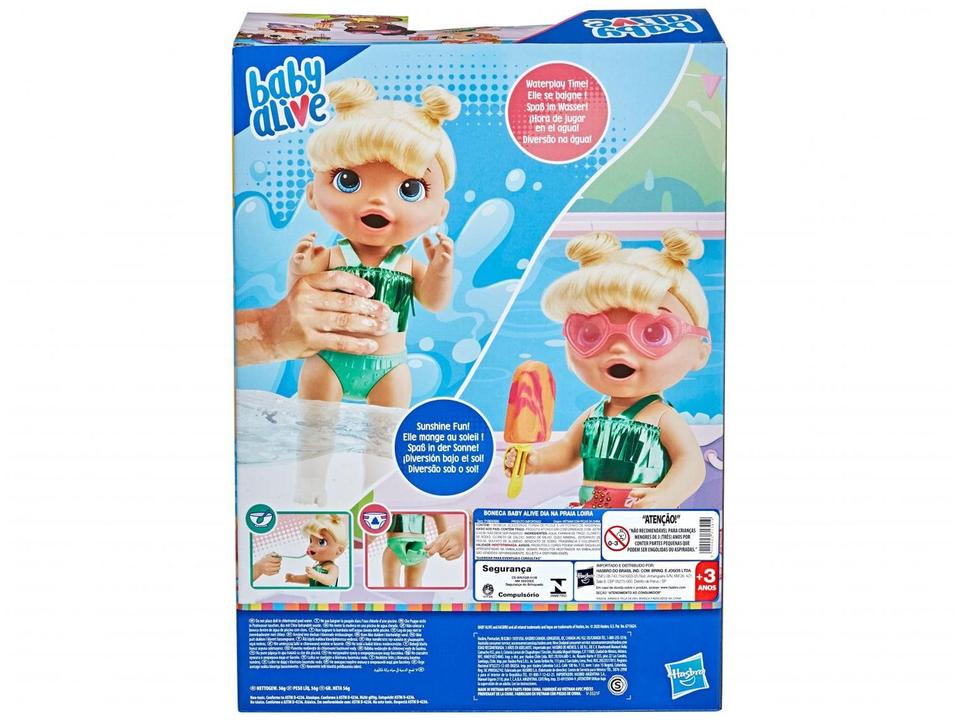 Boneca Baby Alive Dia na Praia Loira - 7