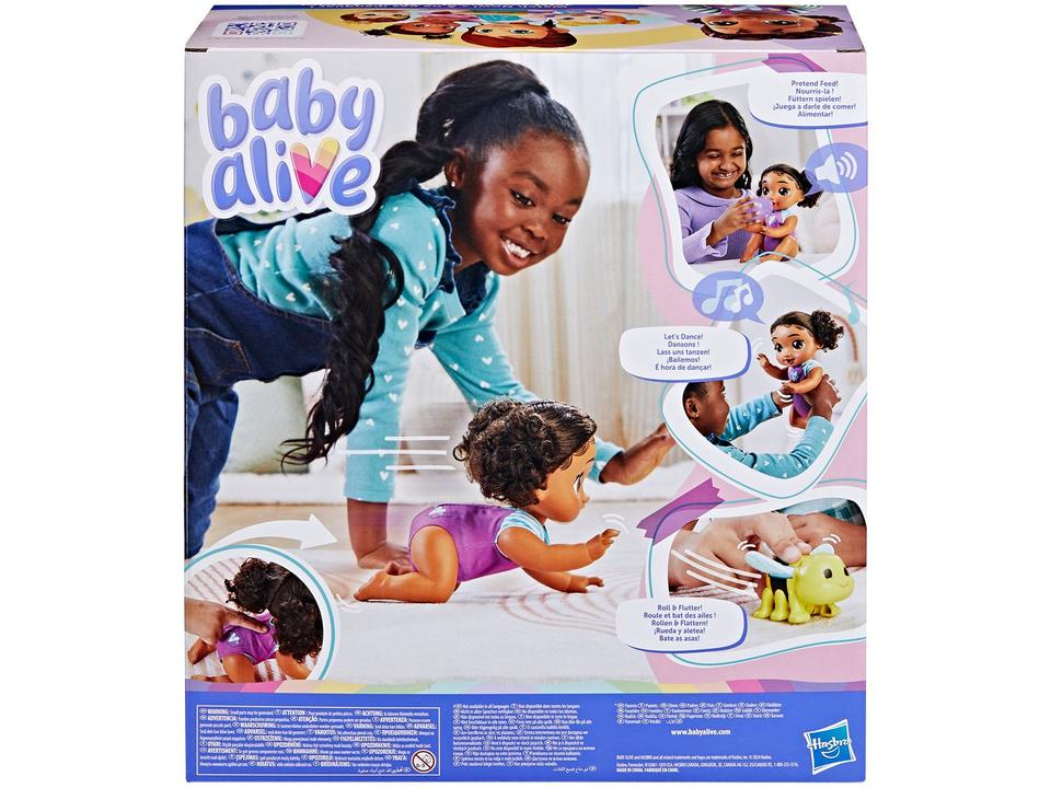 Boneca Baby Alive Engatinha e Brinca Tilly Tinker - 4