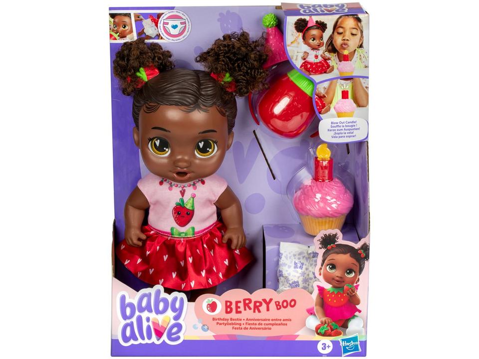 Boneca Baby Alive Festa de Aniversário Berry Boo - 4